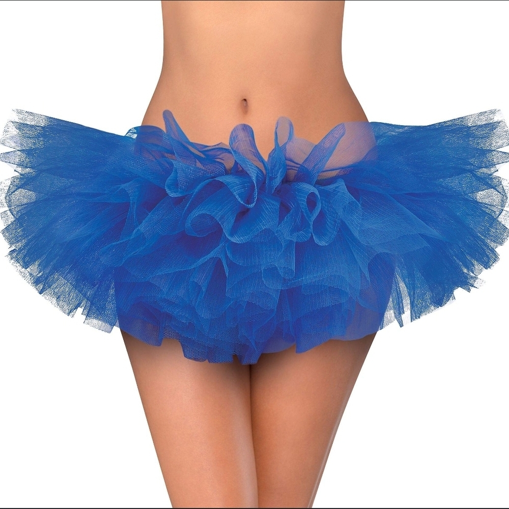 Vibrant Blue Tulle Tutu Skirt